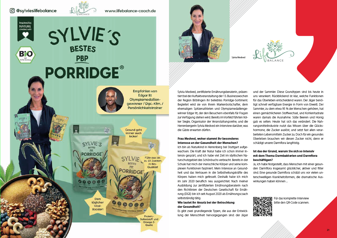 Reportage im Magazin der Businesswochen